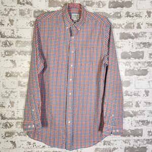 LL Bean Shirt Mens‎ Casual Button Down M Tall Plaid  Long Sleeve Business Office